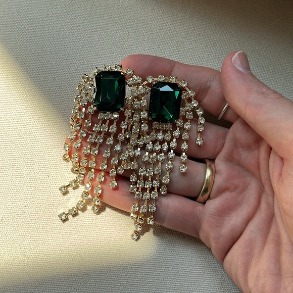 Mignonne Gavigan Irving Earrings Emerald Green - Picture 5 of 11
